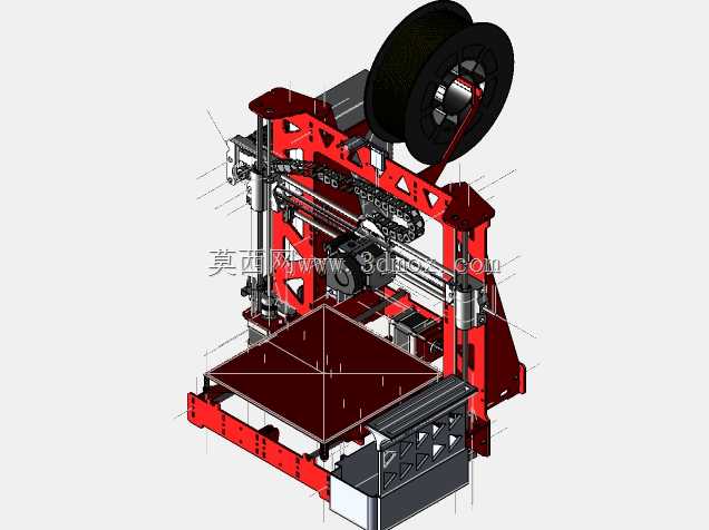 Prusa i3 P3��ARoxa_uxA[Extrusor BQ_V1]xA[Estructura V3.5]