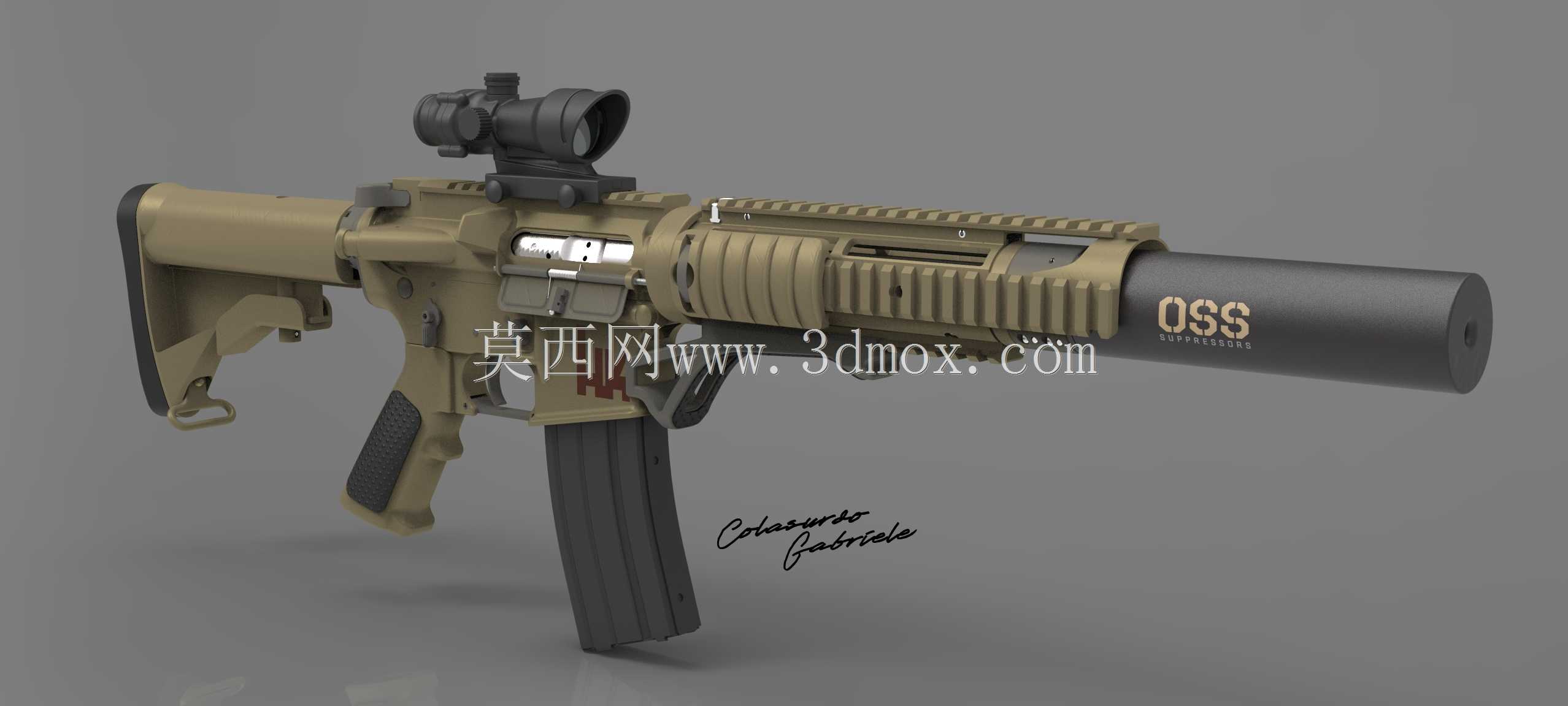 定制设计M4A1“Gladius”