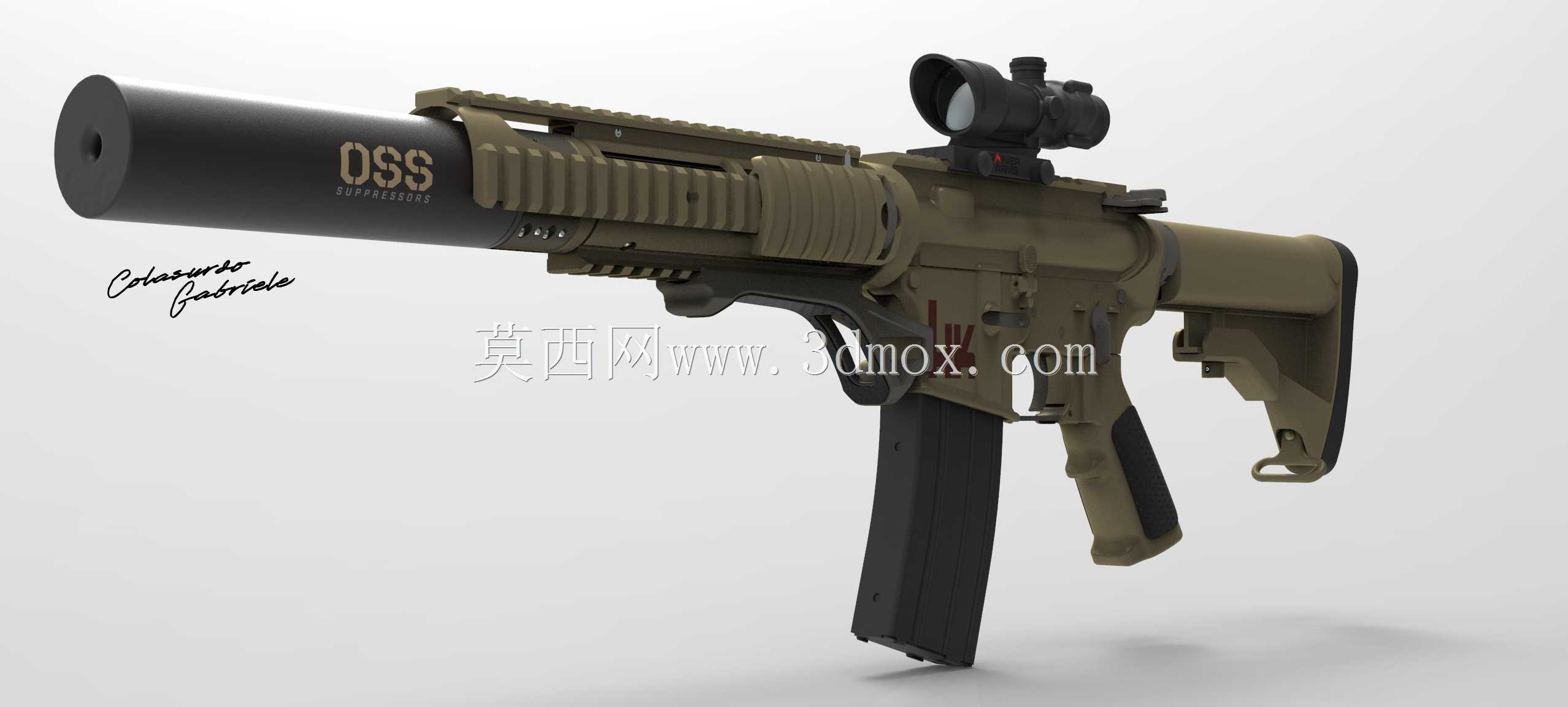 定制设计M4A1“Gladius”