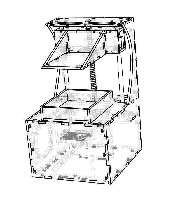 BeamMaker SLA 3D打印机,开源
