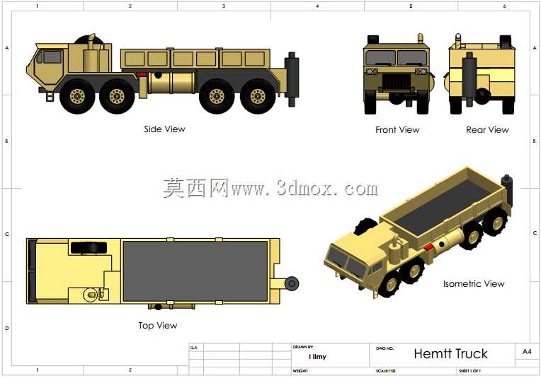 Hemtt M 977短卡车