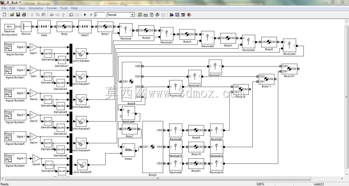 ��е�۵�Matlab Simulink��ģ����棨SimMechanics��