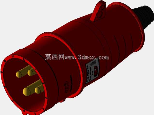 Plugue PVC Trifásico 3P+1T x 32A-雷东多皮诺