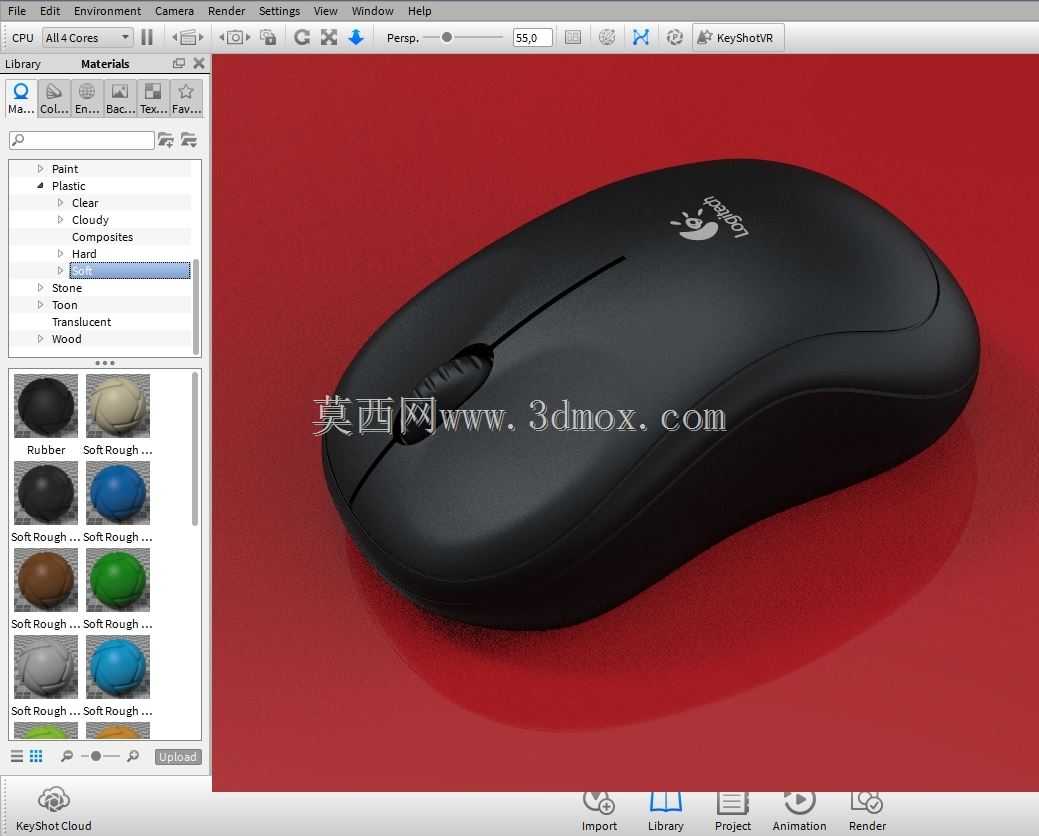 罗技鼠标-M185-黑色版