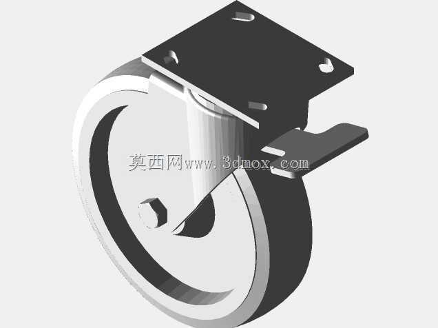 脚轮,带锁旋转,直径8英寸