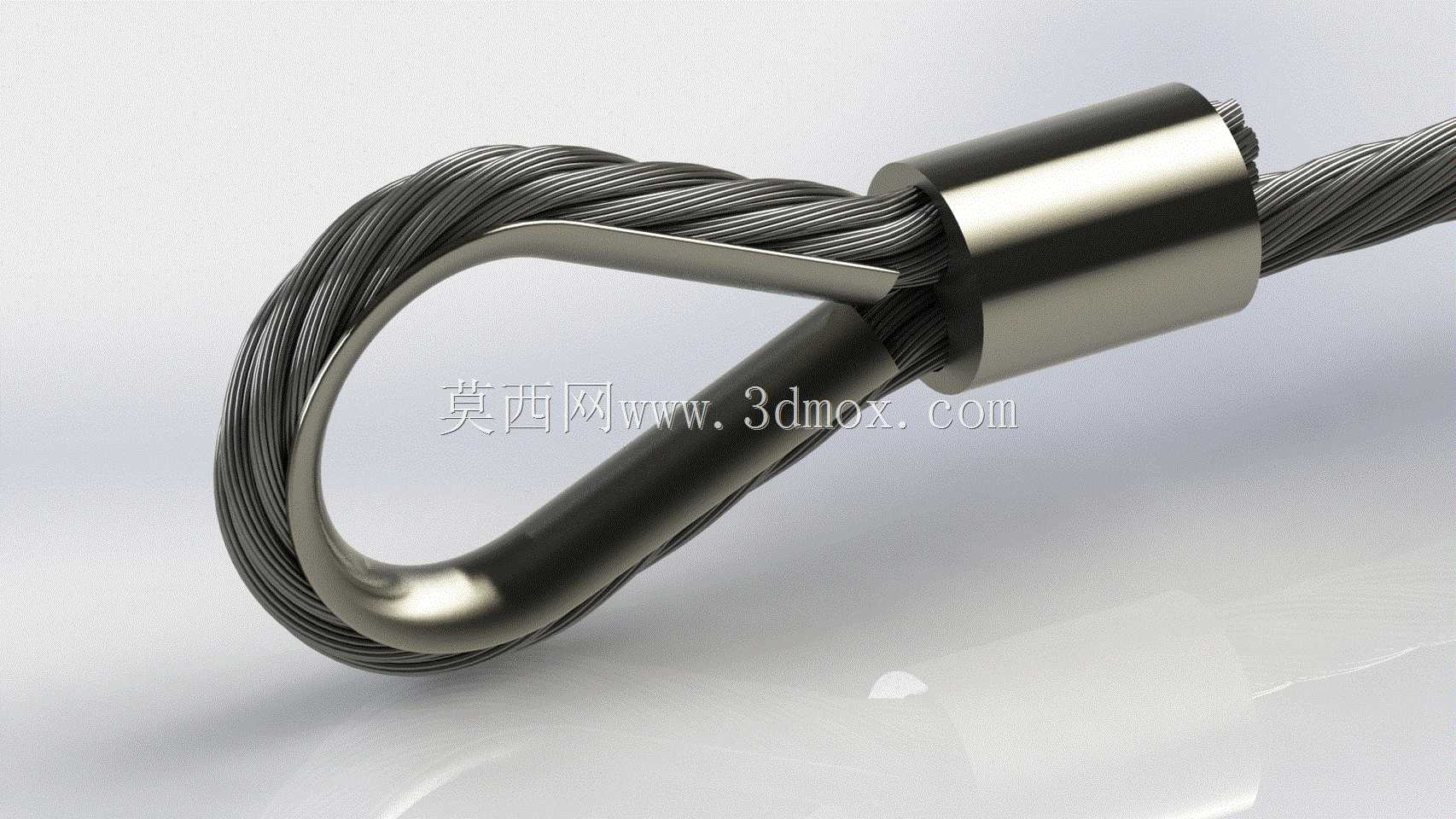 带有压接接头和套管的钢丝绳(电缆)