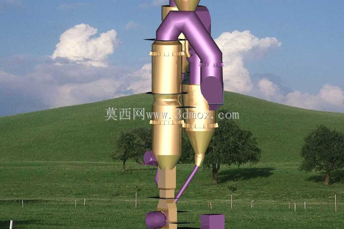 预热器6级,带鹅颈式布置