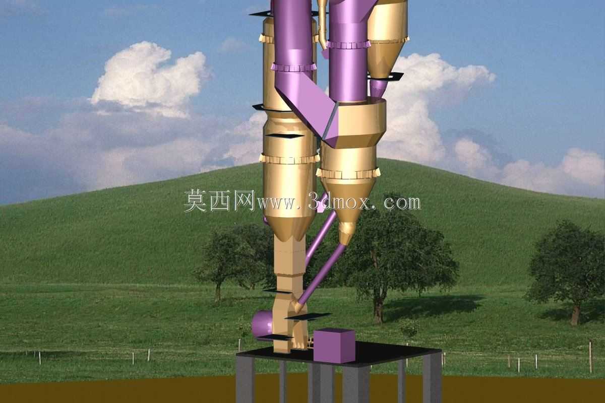 预热器6级,带鹅颈式布置