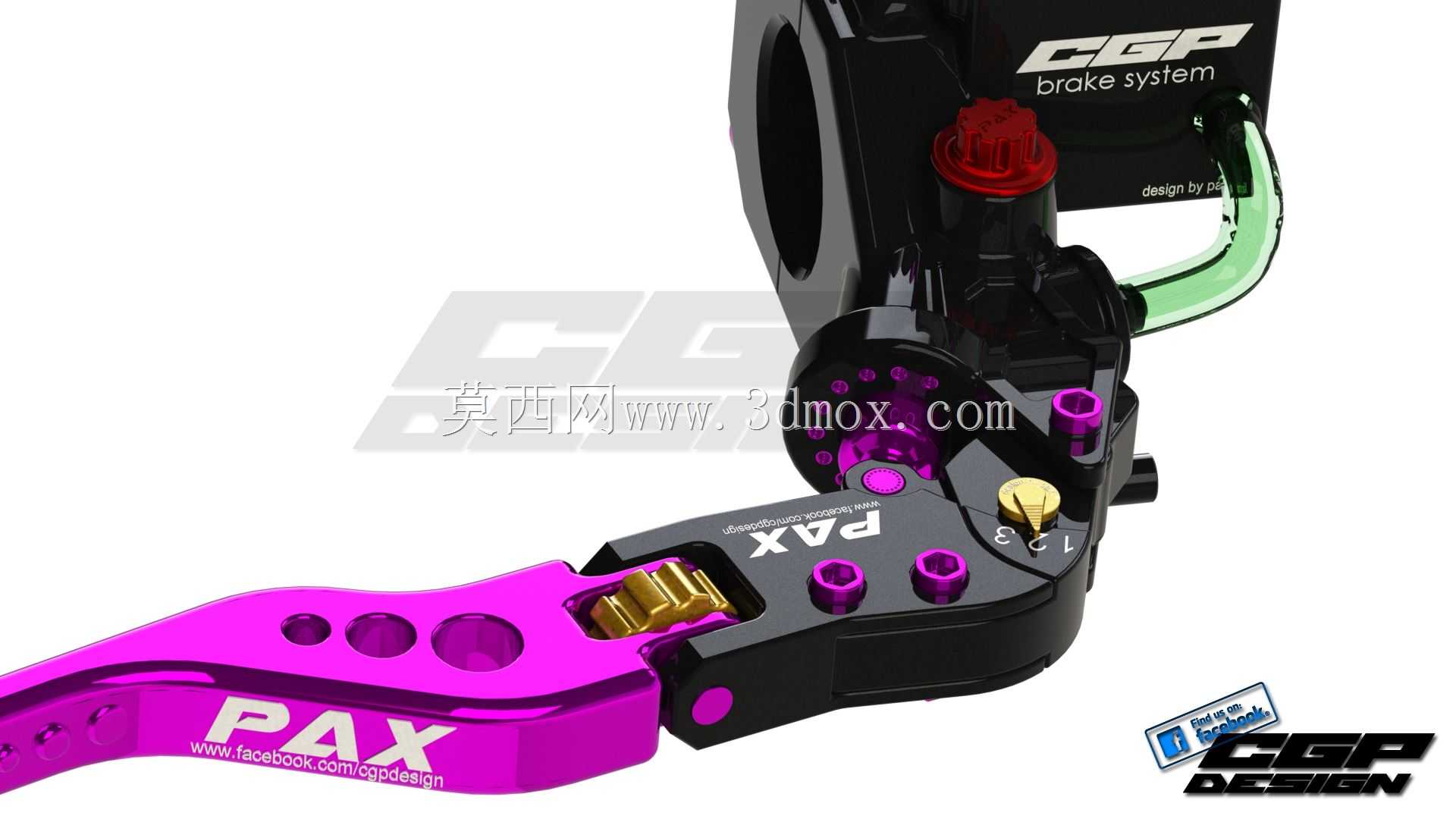 PINKI右刹车杆…由paX设计