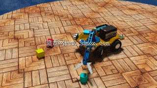 机器人夹钳微型车