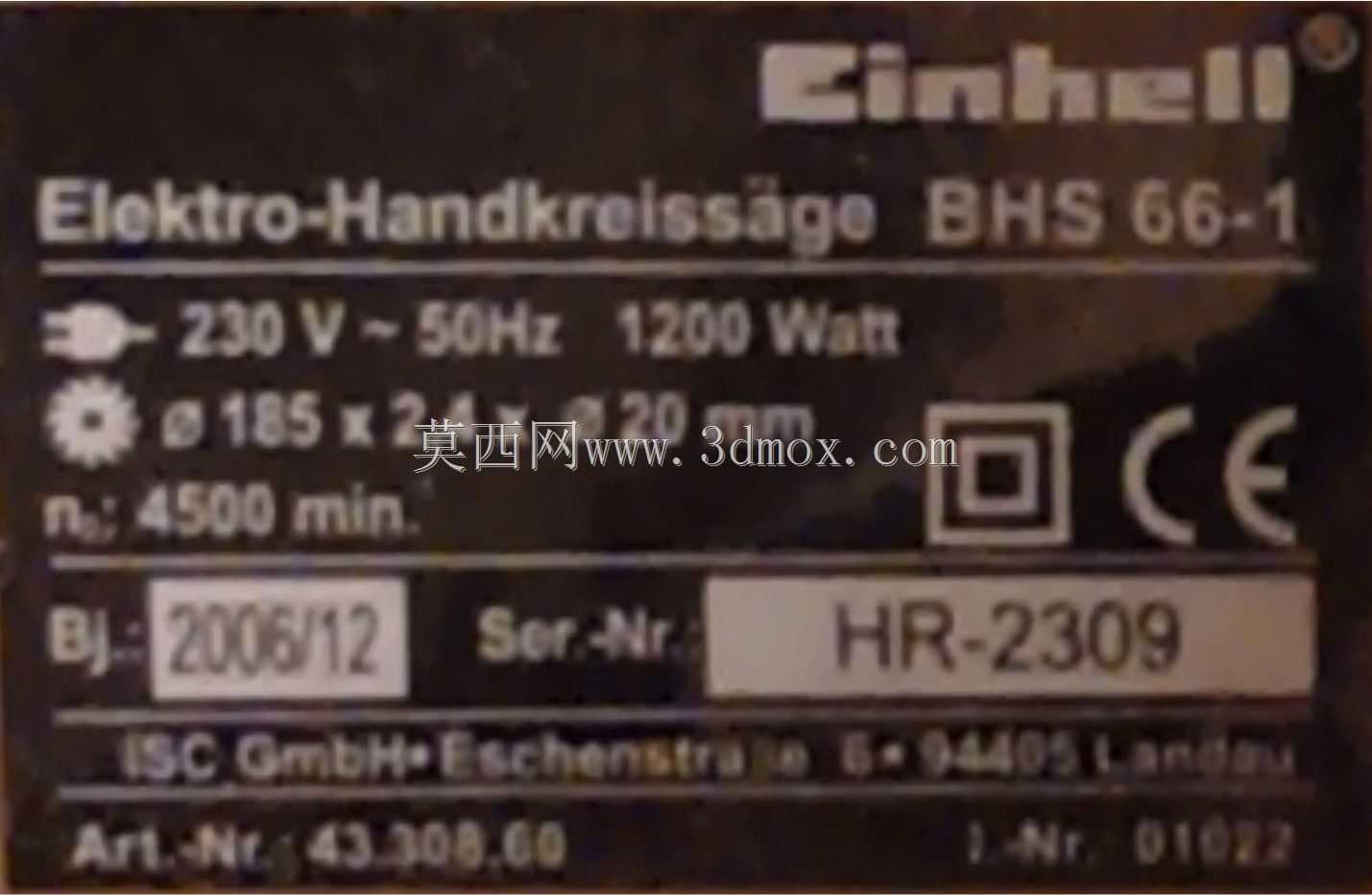 Einhell BHS 66.1圆锯