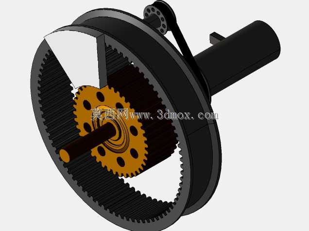 带皮带轮的行星齿轮