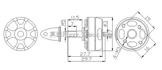 森尼斯基X2204S 2300KV