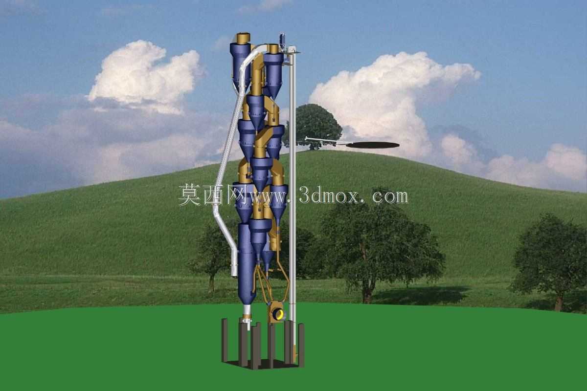回转窑进料旋风预热器