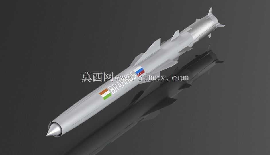 布拉莫斯超音速巡航导弹模型