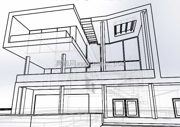 constru??o de uma casa com solidworks建筑