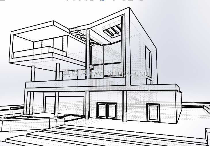 constru??o de uma casa com solidworks建筑