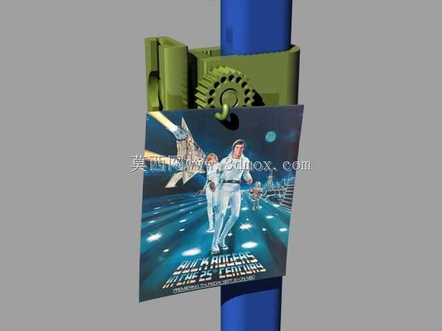 扶壁3D可打印螺纹螺栓夹具