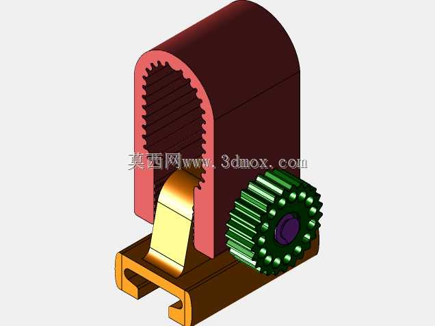 扶壁3D可打印螺纹螺栓夹具