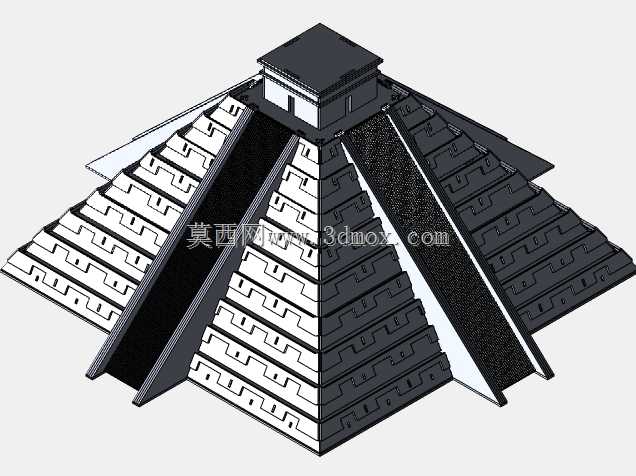 奇琴伊扎,玛雅,尤卡坦,钣金拼图,三维拼图,金属工艺品设计