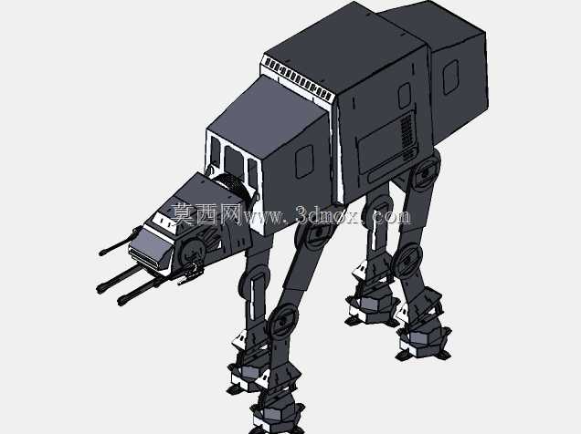 AT-AT,星球大战,金属板拼图,3d拼图,金属工艺设计