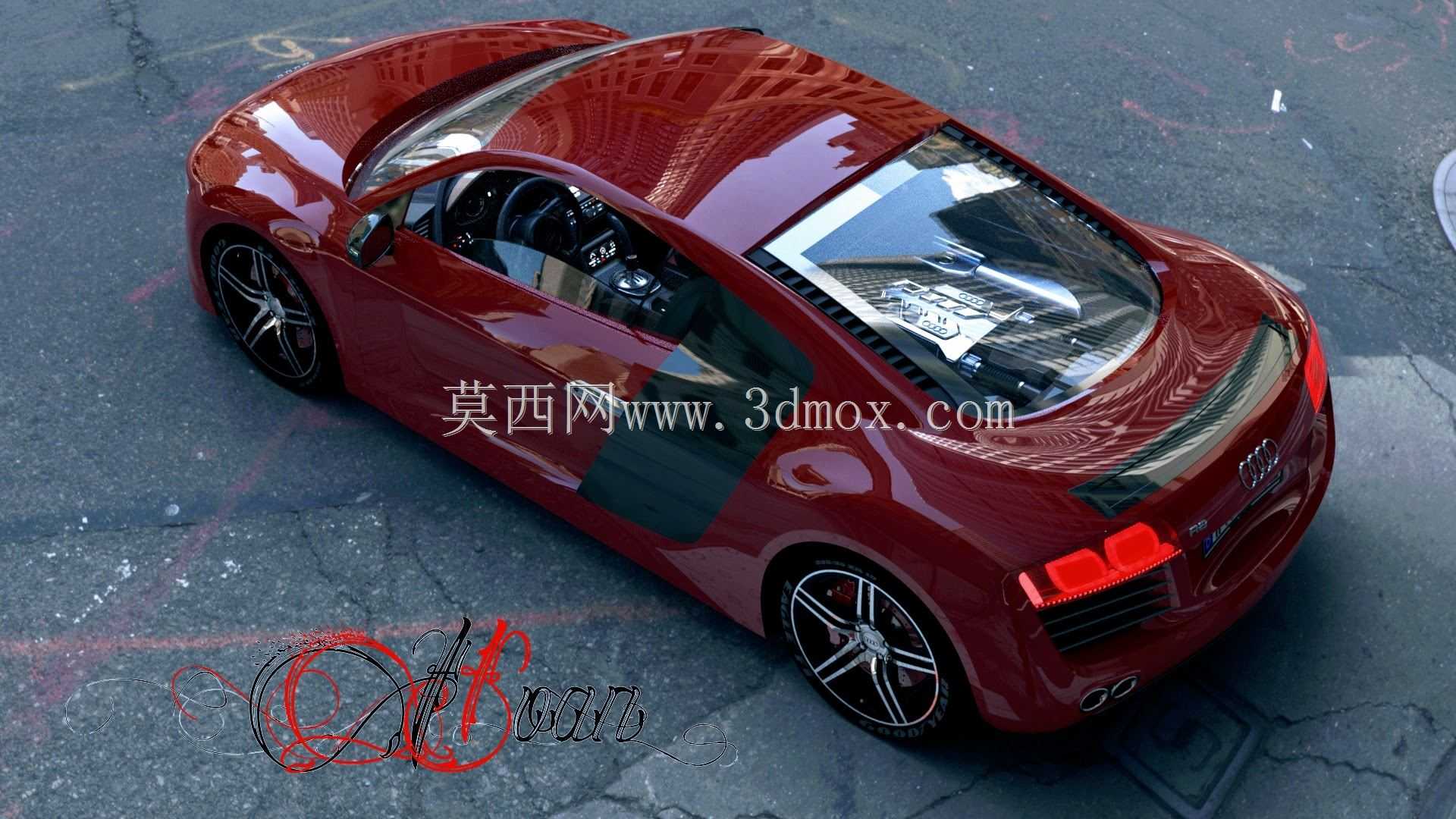 奥迪R8效果图