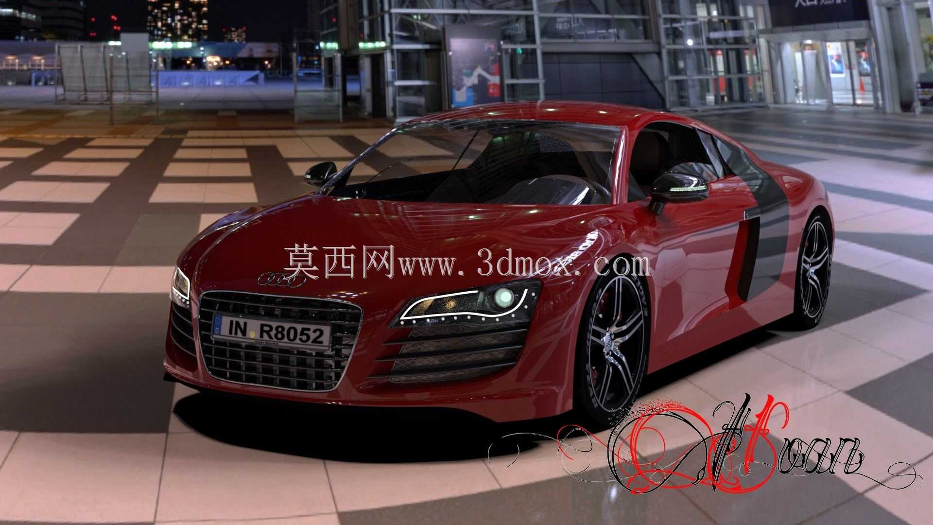奥迪R8效果图