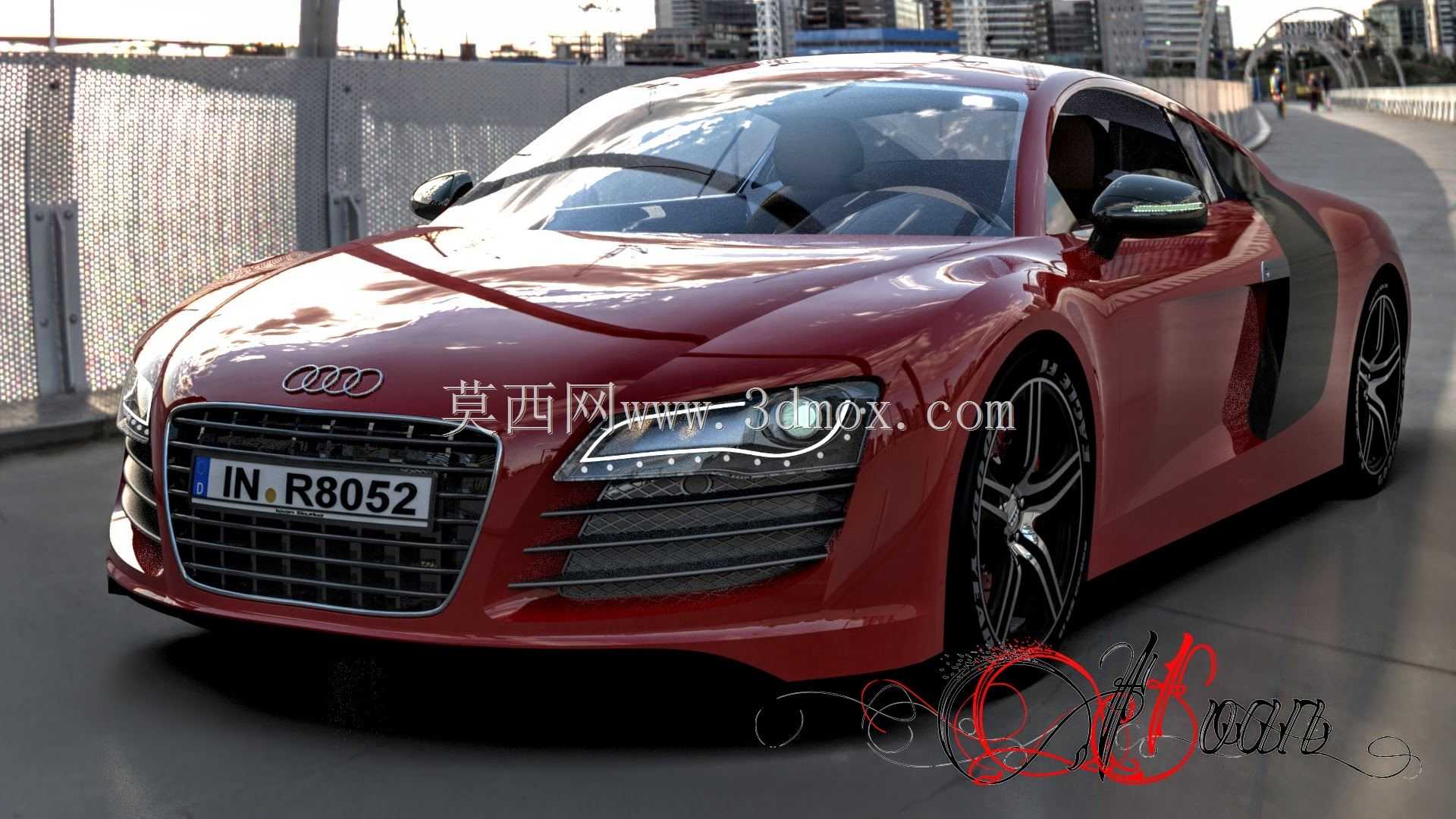 奥迪R8效果图