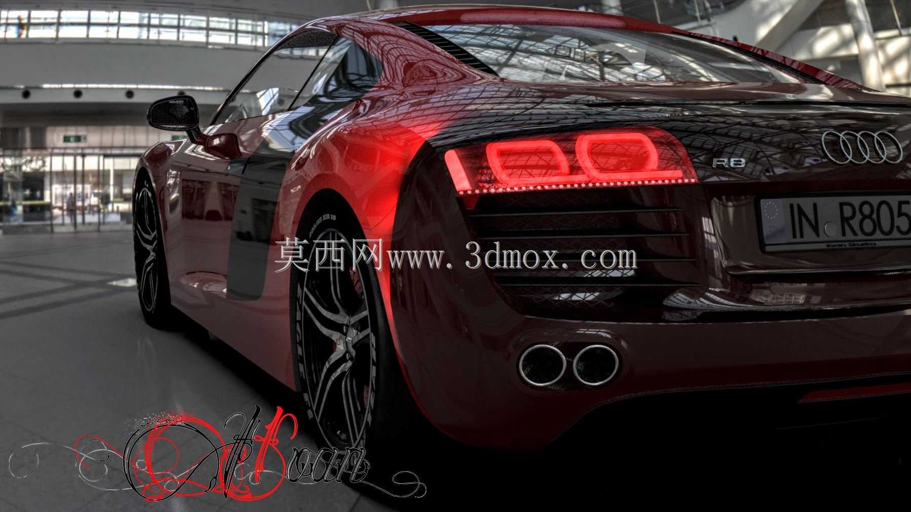 奥迪R8效果图
