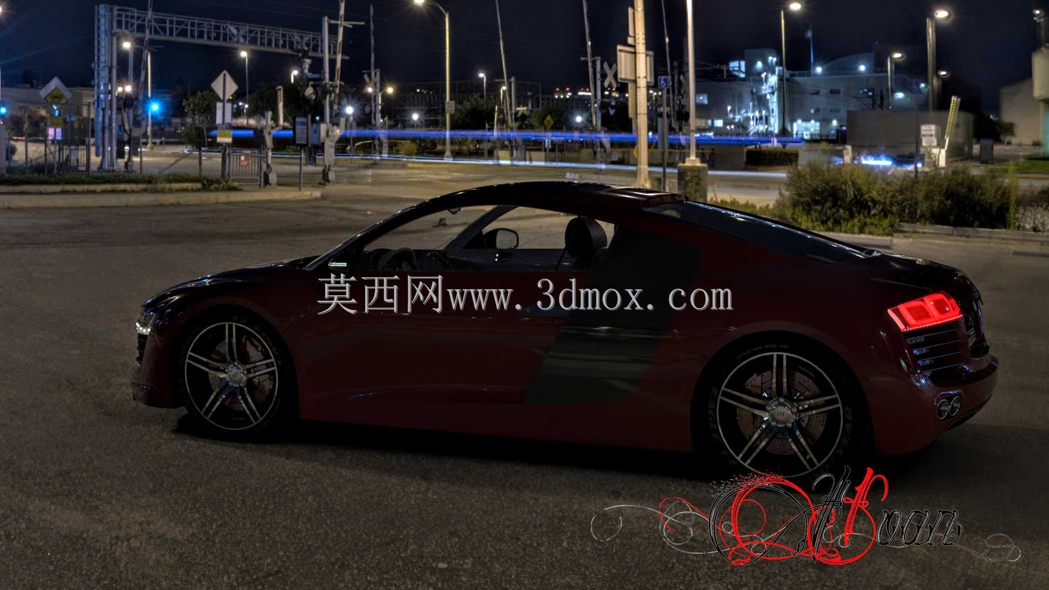 奥迪R8效果图