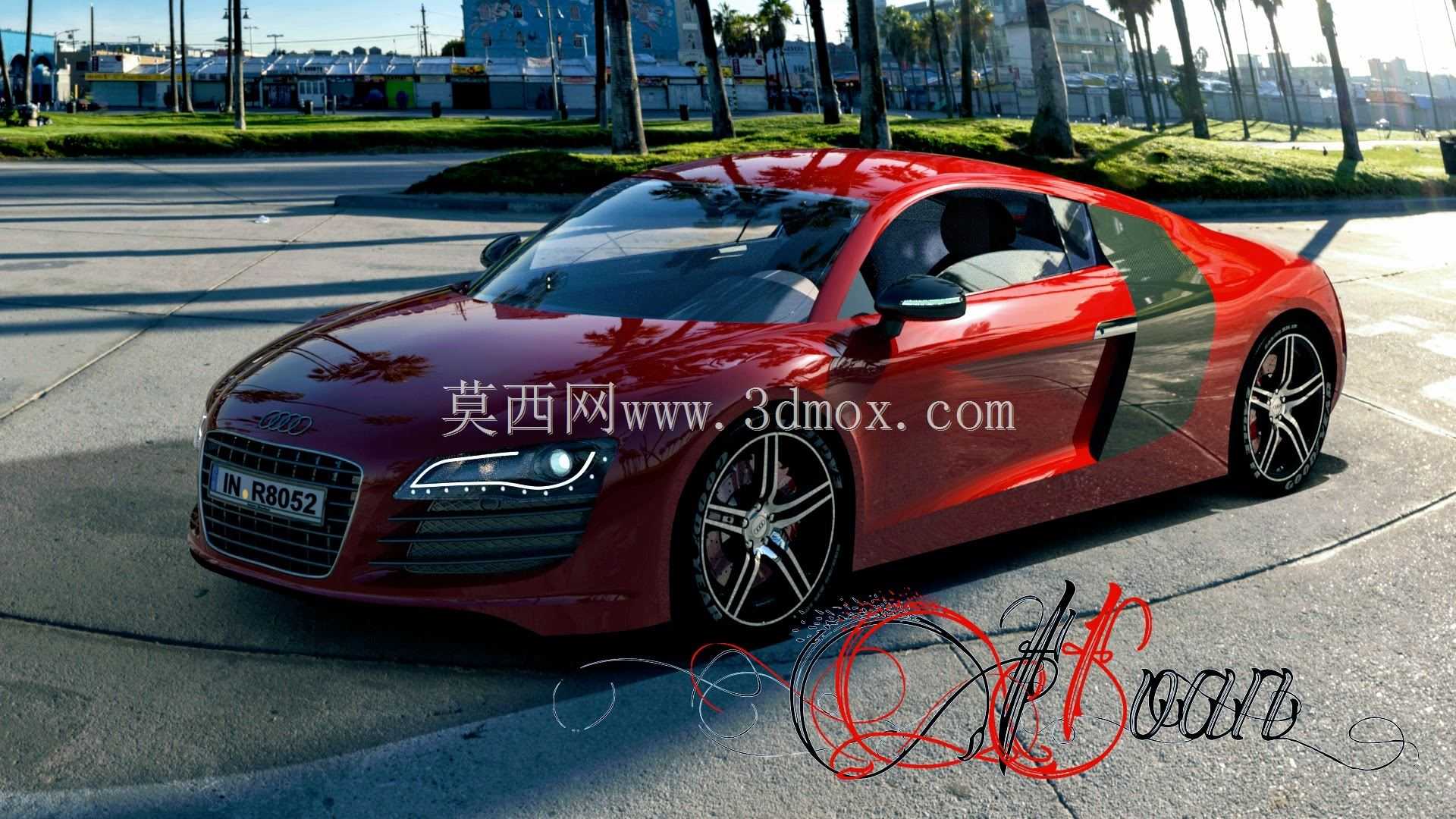 奥迪R8效果图