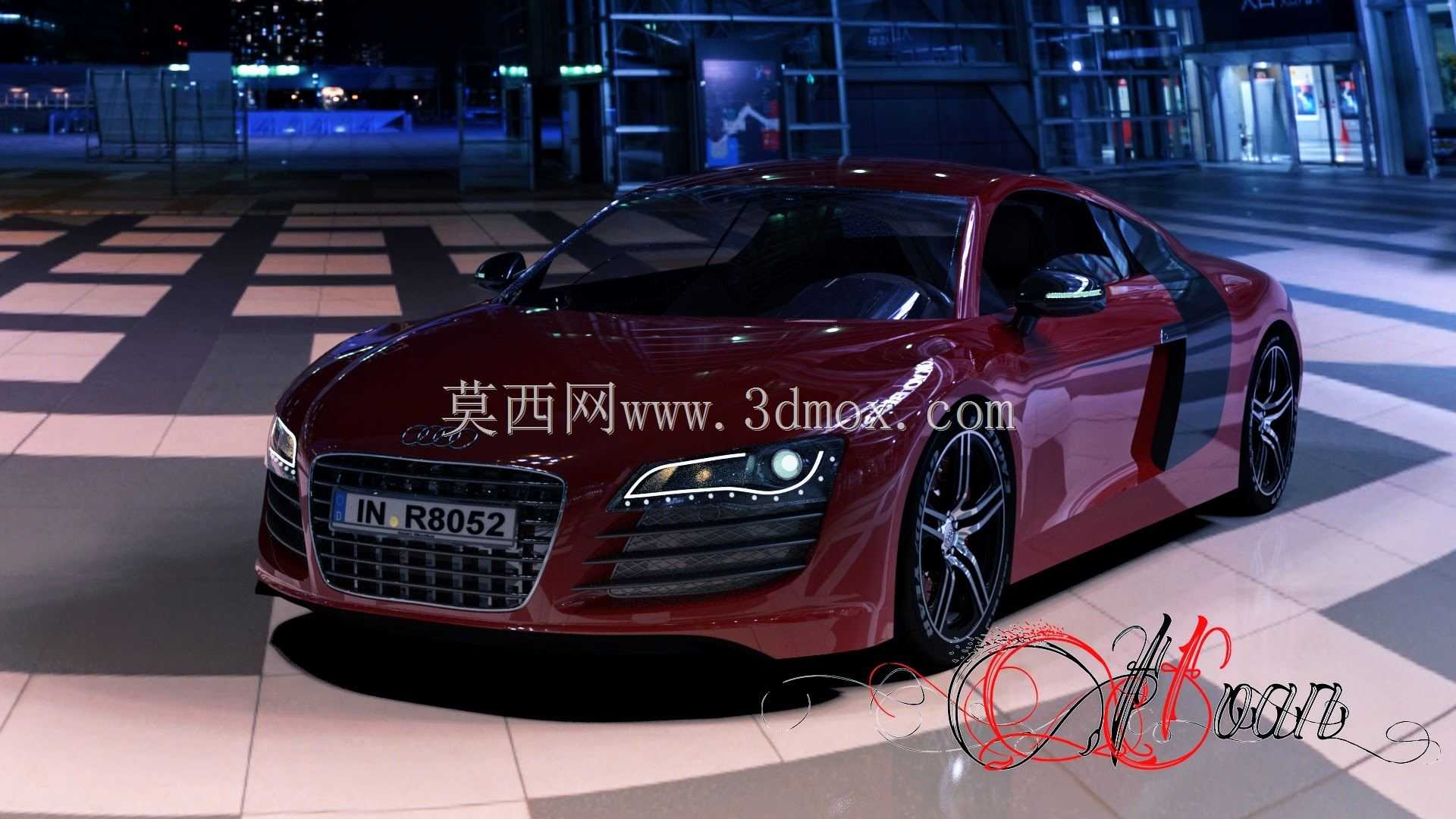 奥迪R8效果图