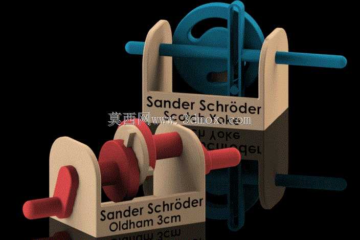 Scotch Yoke\u0026 Oldham��SolidWorks'15��