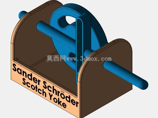 Scotch Yoke\u0026 Oldham��SolidWorks'15��