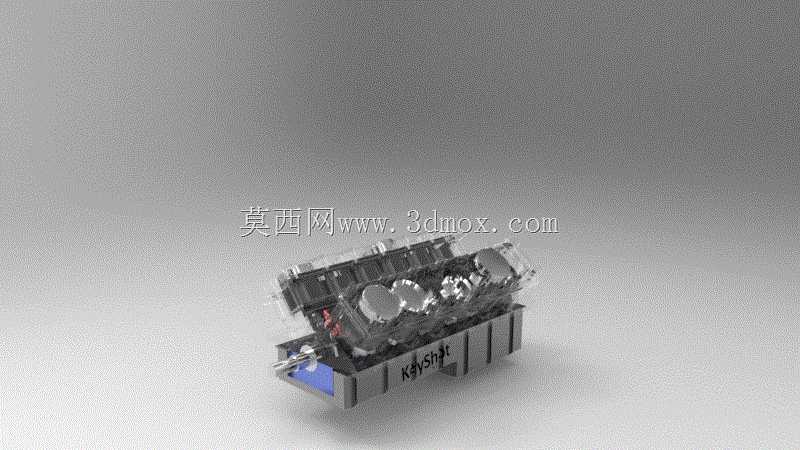 12缸发动机总成