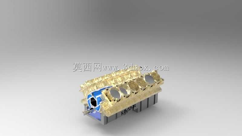 12缸发动机总成
