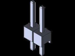 1X2 2.54mm�ھ���ͷ