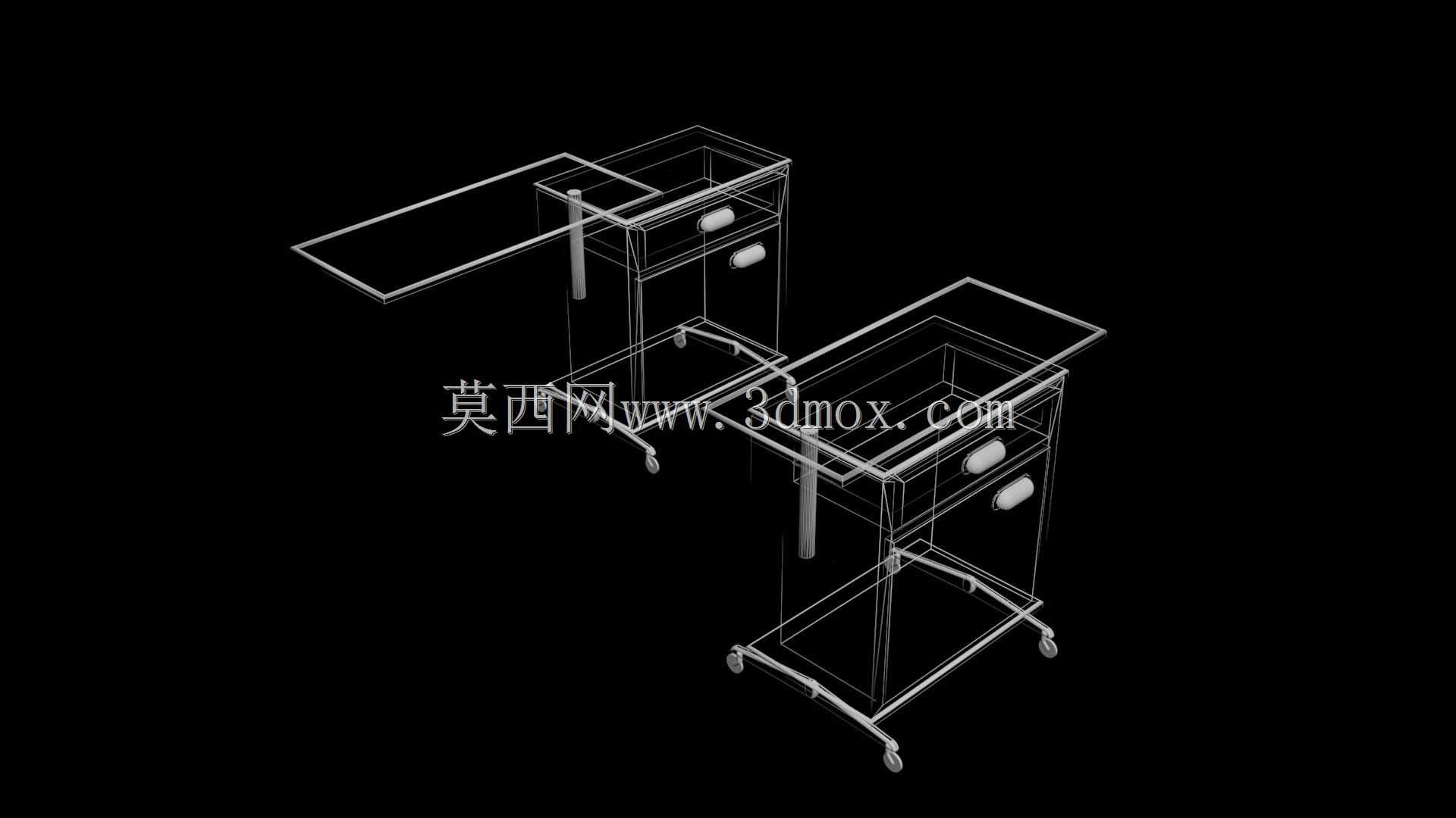 病床侧柜及1号桌