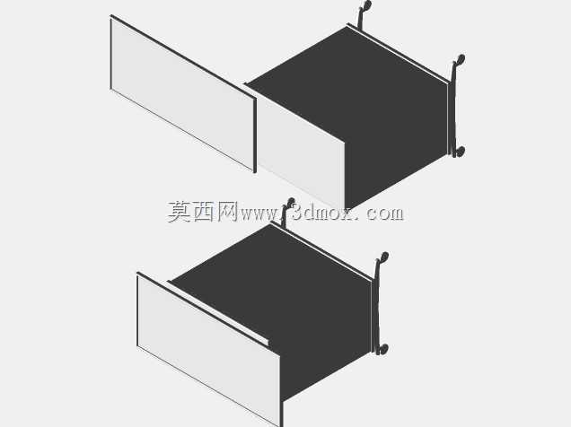 病床侧柜及1号桌