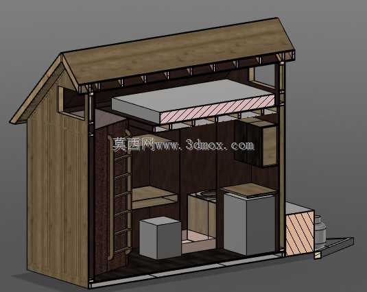Tiny Home 7x11'����Tiny HouseСľ�ݽ���3D Fusion Cad DWG