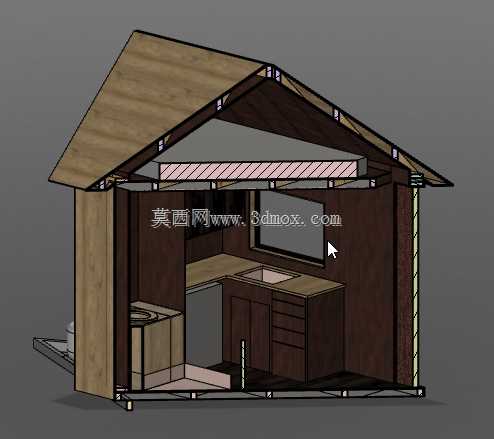 Tiny Home 7x11'����Tiny HouseСľ�ݽ���3D Fusion Cad DWG