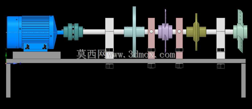 振动分析和不平衡试验台。