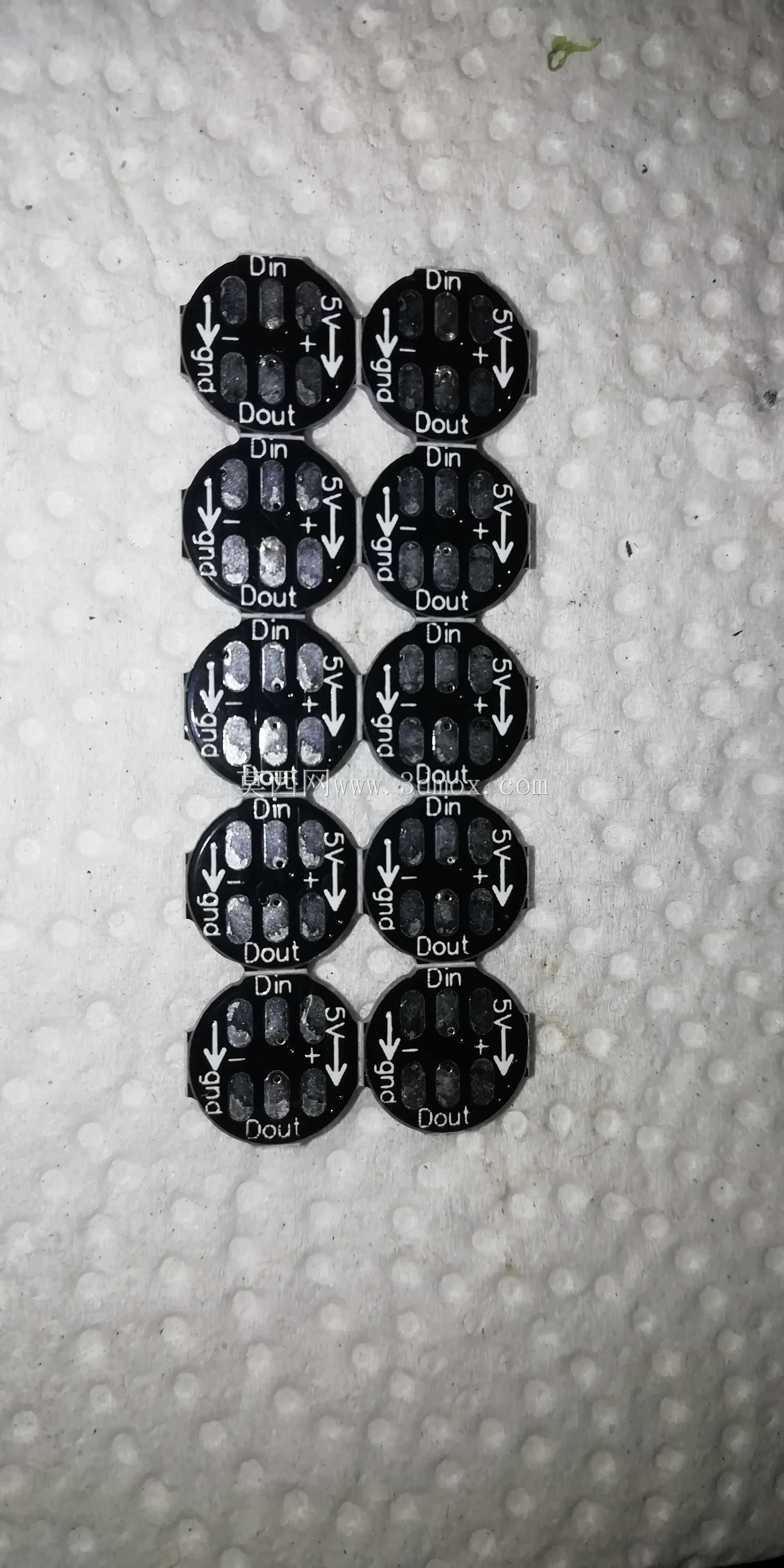WS2812b单LED PCB