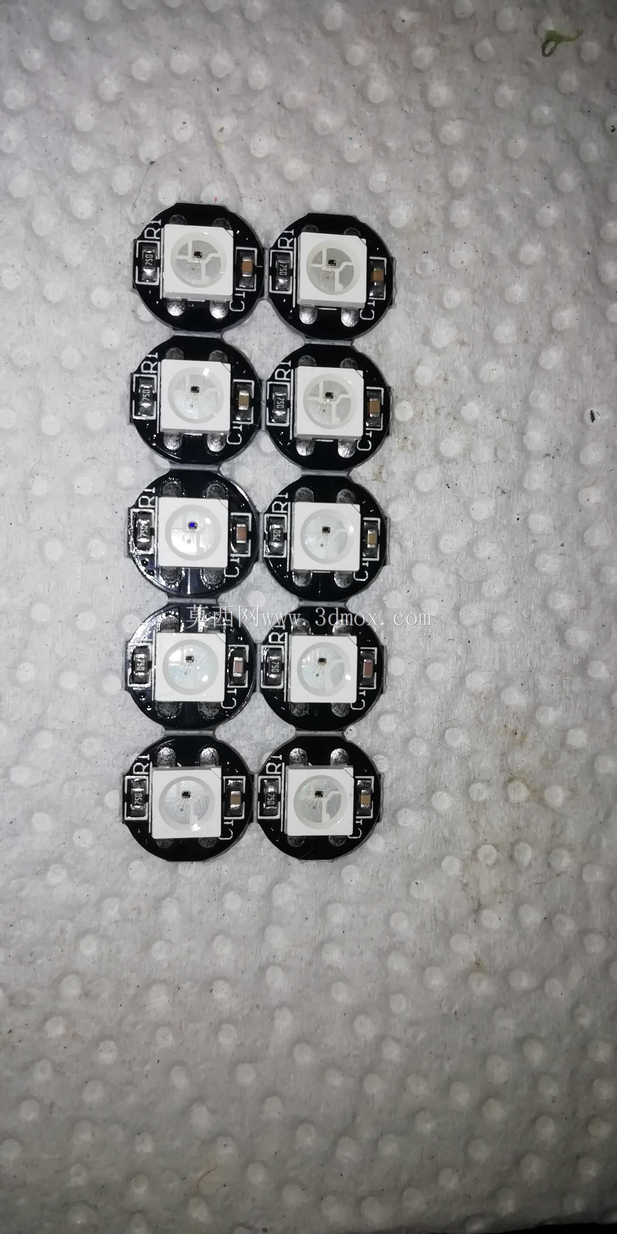 WS2812b单LED PCB