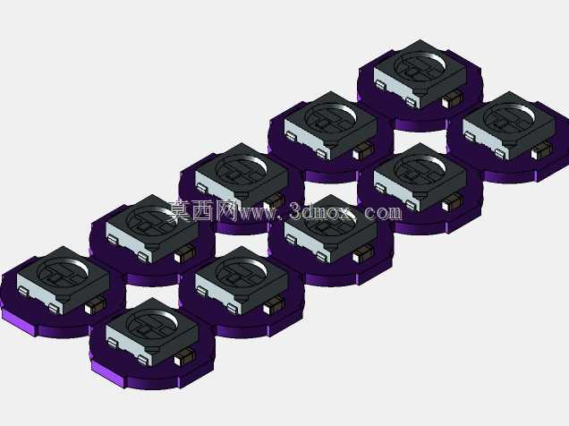 WS2812b单LED PCB