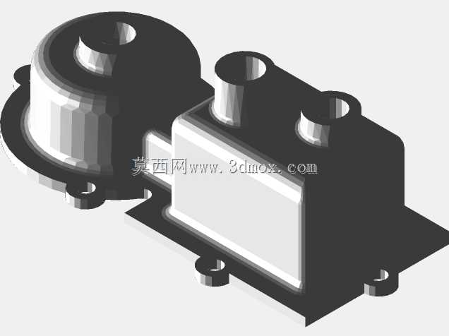 从提供的二维图纸设计塑料外壳的三维CAD