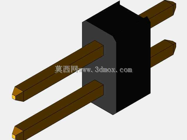 销头-外螺纹-双-2.54mm-不同的销编号