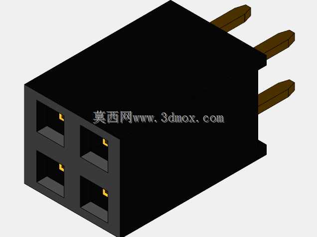 销头-内螺纹-双-2.54mm-不同的销编号