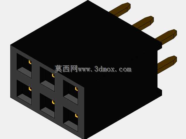 销头-内螺纹-双-2.54mm-不同的销编号
