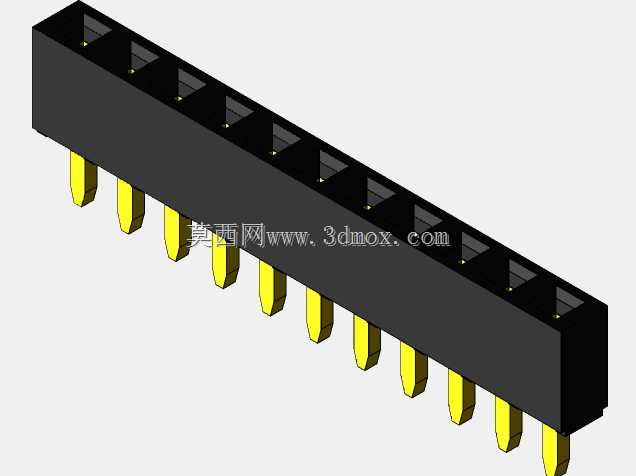 销头-内螺纹-2.54 mm-不同的销编号
